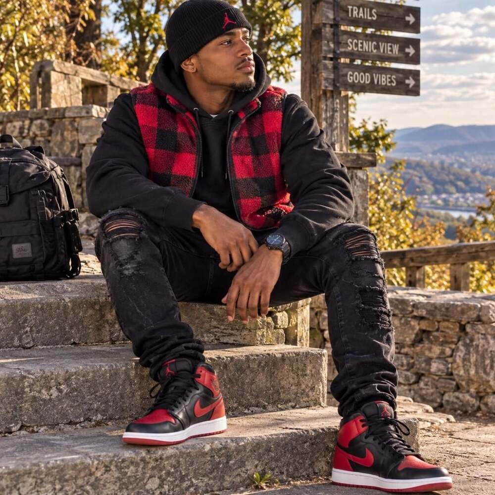 Woolrich x Target Buffalo Plaid Fleece Vest M Tall